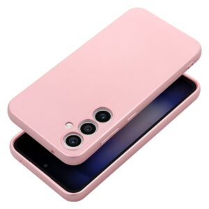 Husa Samsung S25 Ultra Silicon Catifea Metallic Pink