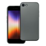 Husa iPhone 16e / 17e Silicon Catifea Metallic Grey Black