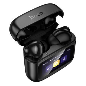 Casti Bluetooth HOCO EQ14 TWS Display Touchscreen Negru