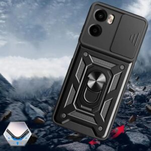Husa Motorola E15 / G05 Slide Armor Negru