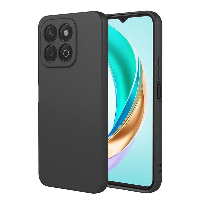Husa Honor X8c Silicon Catifea Negru