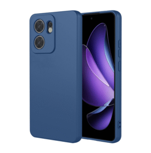 Husa Oppo Reno 13F - 13FS Silicon Catifea Albastru Inchis