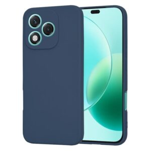 Husa Honor 400 Lite Silicon Catifea Albastru Inchis