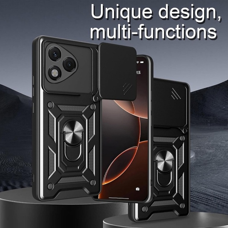 Husa Honor 400 Lite Slide Armor Negru