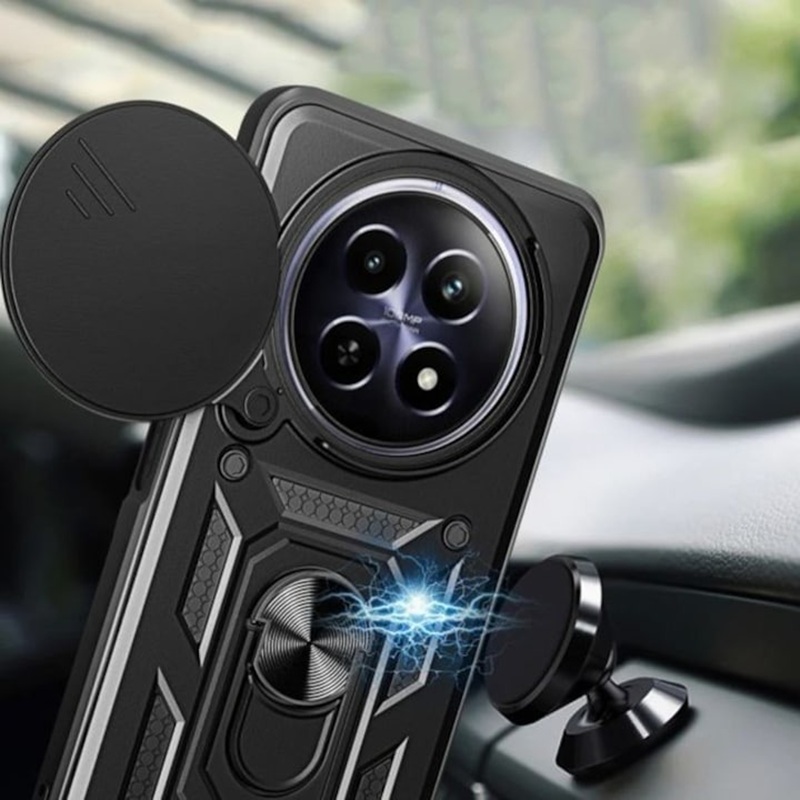 Husa Honor Magic 7 Lite Slide Armor Negru