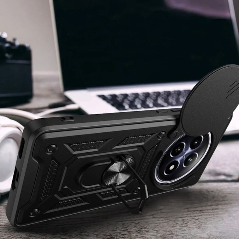Husa Honor Magic 7 Lite Slide Armor Negru