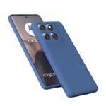 Husa Motorola Edge 60 Fusion / Edge 60 5G Silicon Catifea Albastru Inchis