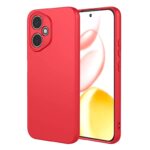 Husa Honor 400 Silicon Catifea Rosu