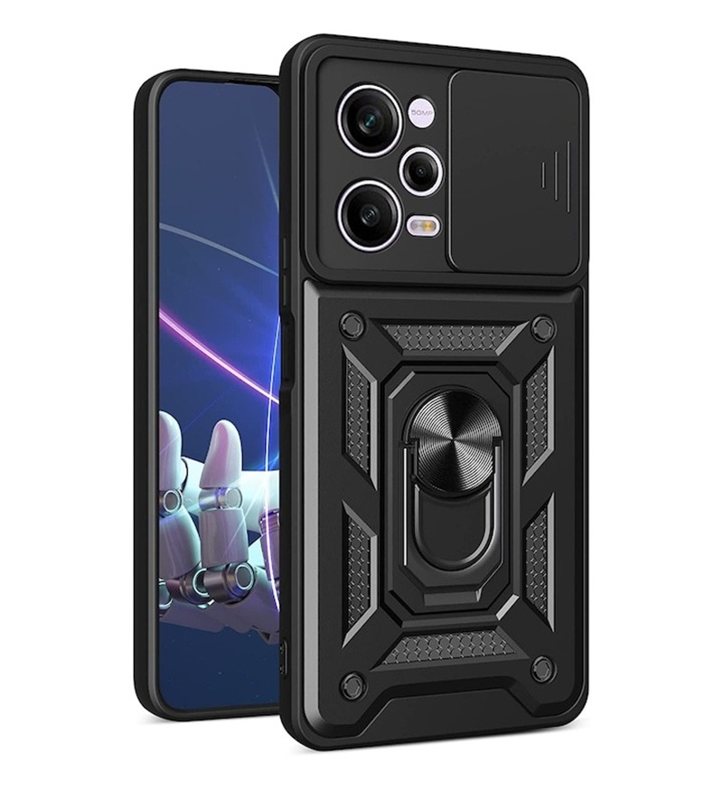 Husa Redmi Note 12 Pro Plus 5G Slide Armor Negru