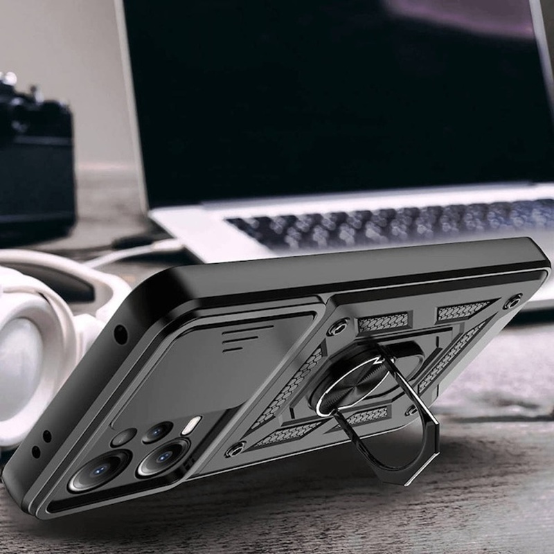Husa Redmi Note 12 Pro Plus 5G Slide Armor Negru