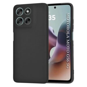 Husa Motorola G56 Silicon Catifea Negru