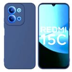 Husa Redmi 15c Silicon Catifea Albastru Inchis