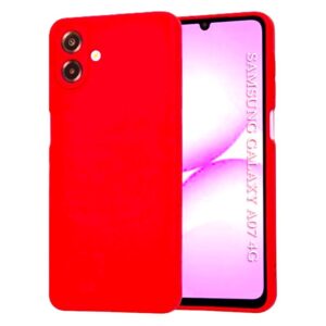 Husa Samsung A07 Silicon Catifea Rosu