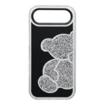Husa iPhone 17 Air TEDDY BEAR Silver