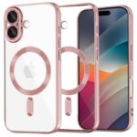 Husa iPhone 17 Pro / 18 Pro MagSafe Luxury Cristal Rose Gold