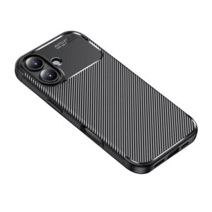 Husa iPhone 17 Premium Black Carbon