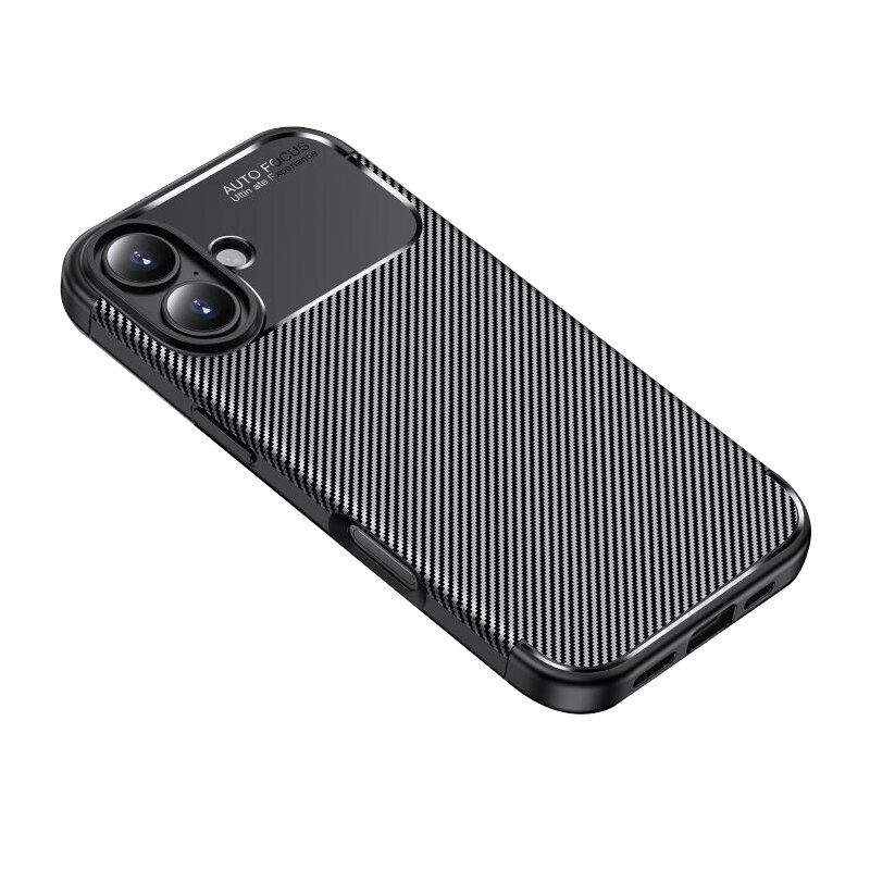 Husa iPhone 17 Premium Black Carbon