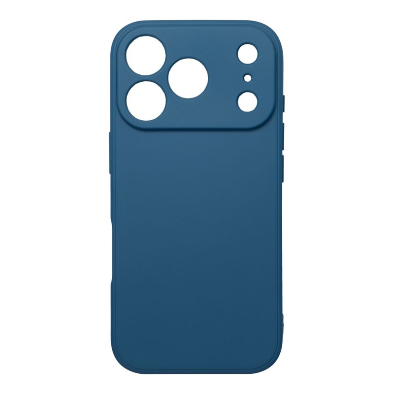 Husa iPhone 17 Pro Silicon TPU Albastru Inchis