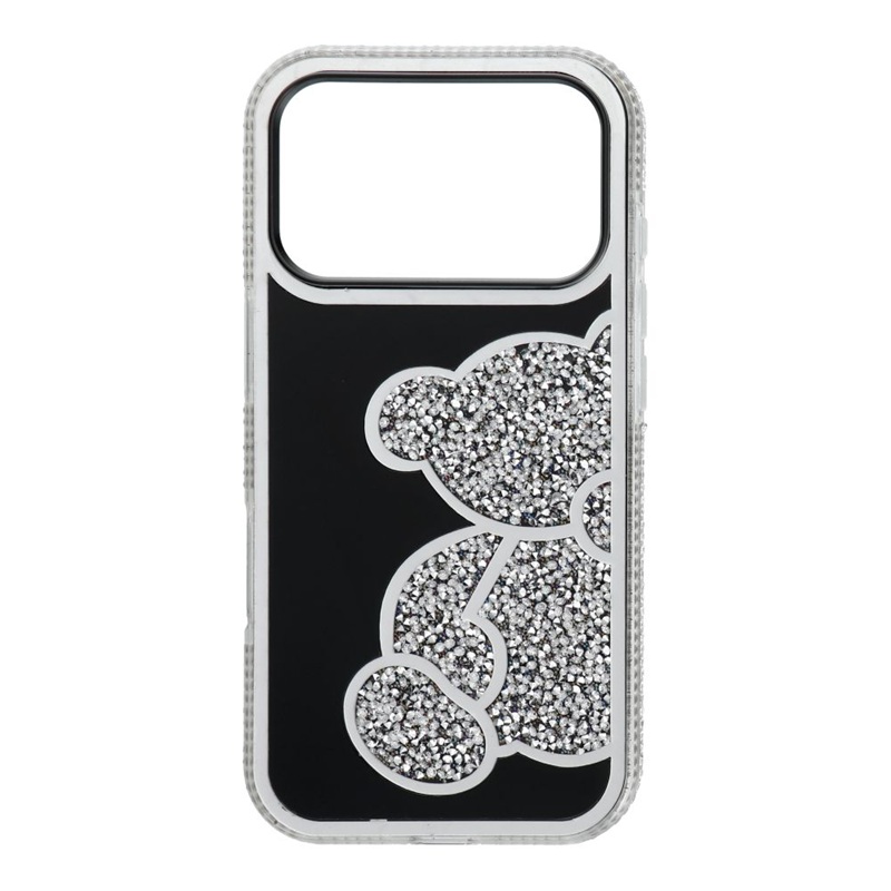 Husa iPhone 17 Pro Max TEDDY BEAR Silver