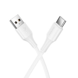 Cablu HOCO X120 60W 3A USB A - Tip C Alb