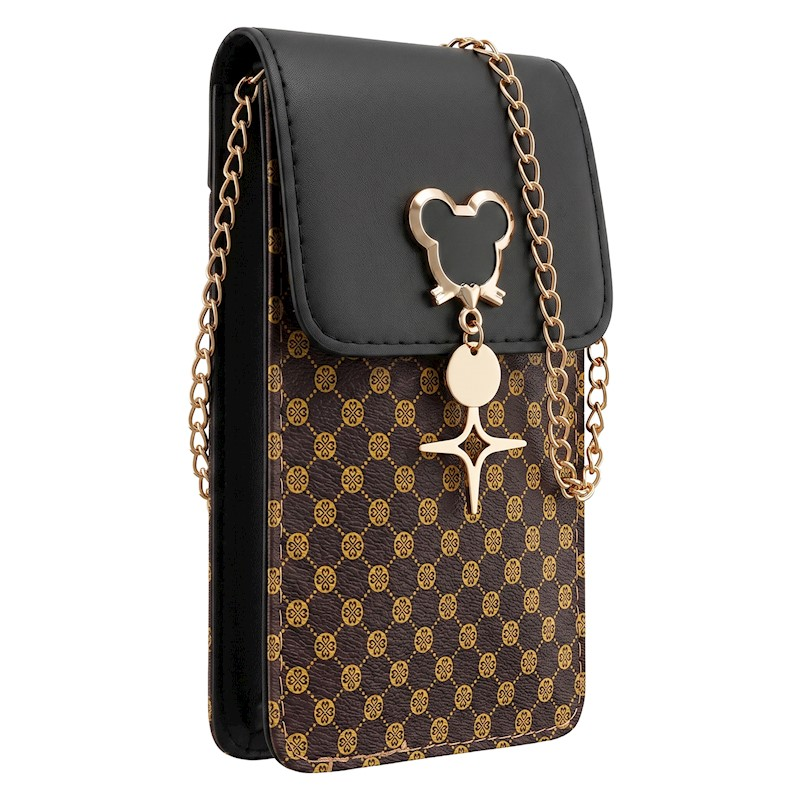 Husa Geanta Universala Phone Bag Negru