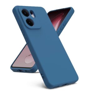 Husa Oppo Reno 14 F 5G Silicon TPU Albastru Inchis