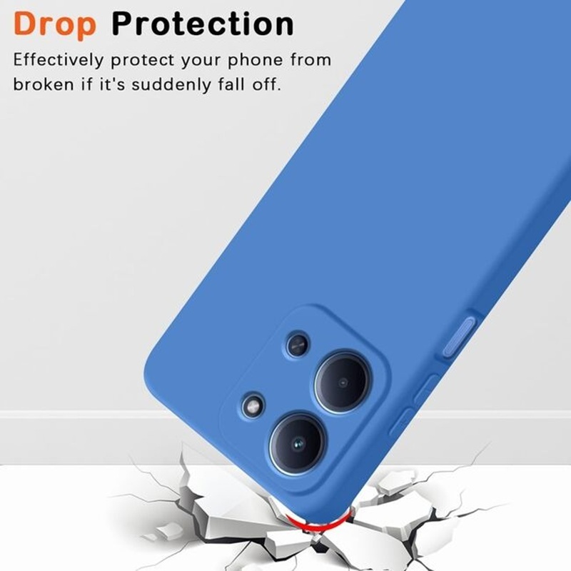 Husa Redmi 15C Silicon TPU Albastru Inchis