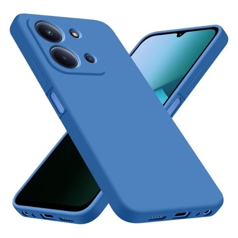 Husa Redmi 15c Silicon TPU Albastru Inchis