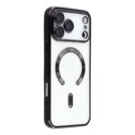 Husa iPhone 17 Pro / 18 Pro MagSafe (open ring) Luxury Cristal Negru