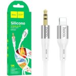 Cablu Audio HOCO UPA22 Lightning – Jack 3.5mm Alb