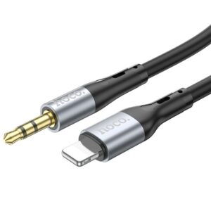 Cablu Audio HOCO UPA22 Lightning - Jack 3.5mm Negru