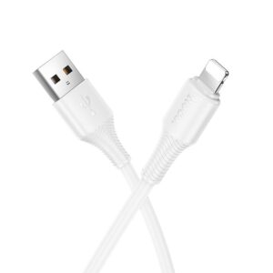 Cablu HOCO X120 USB A - Lightning Alb