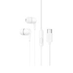 Casti Stereo HOCO M97 Mufa Tip C pentru S24, S25, A55, A56, iPad Pro / Air / Seria iPhone 15, 16, 17 – Alb