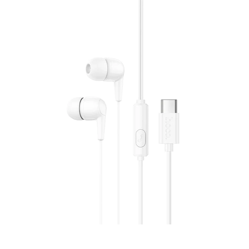 Casti Stereo HOCO M97 Mufa Tip C Alb