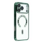 Husa iPhone 17 Pro / 18 Pro MagSafe (open ring) Luxury Cristal Verde