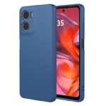 Husa Motorola G06 Silicon Catifea Albastru Inchis