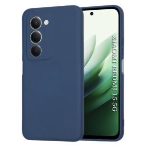 Husa Redmi 15 4G / Redmi 15 5G Silicon Catifea Albastru Inchis