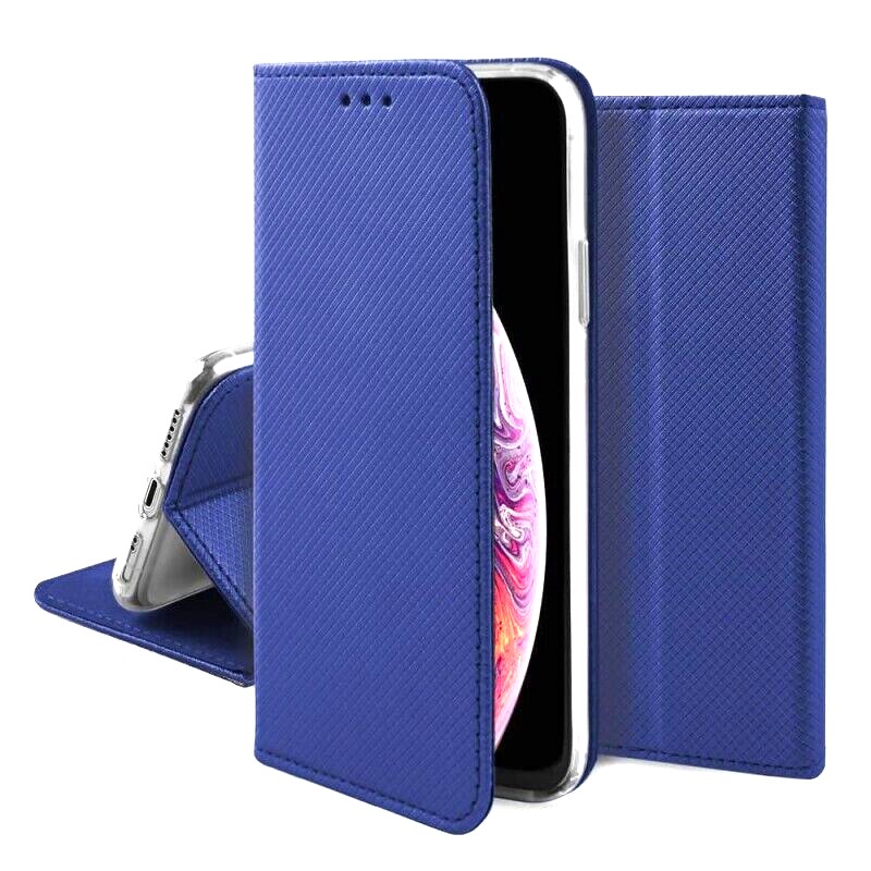 Husa Motorola E15 / G05 Smart Magnet Albastru