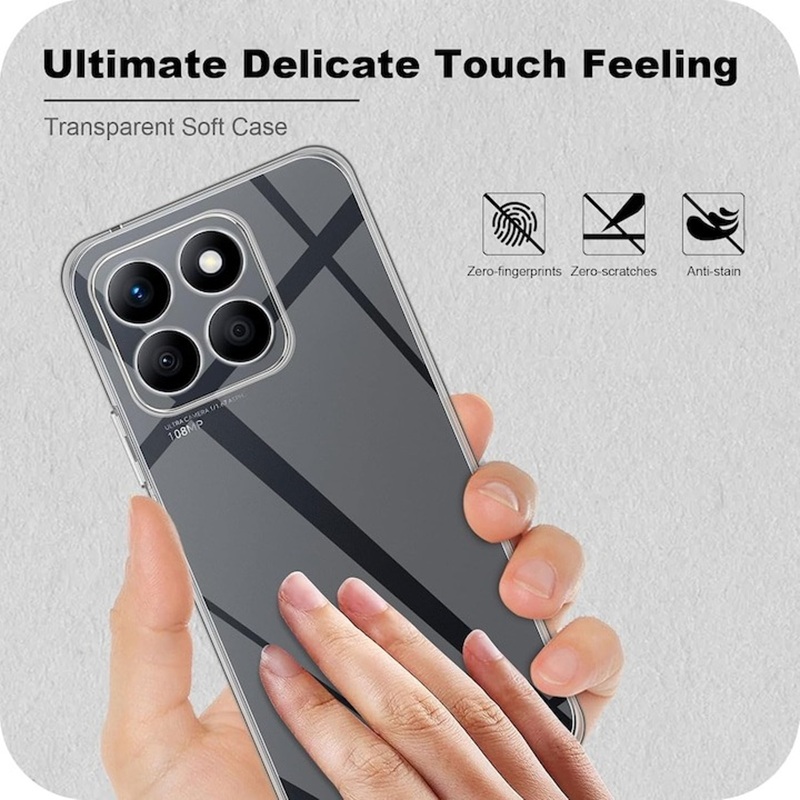 Husa Honor 400 Smart / Honor X7d CLEAR Case 2mm ( Protectie Camere ) - imagine 2