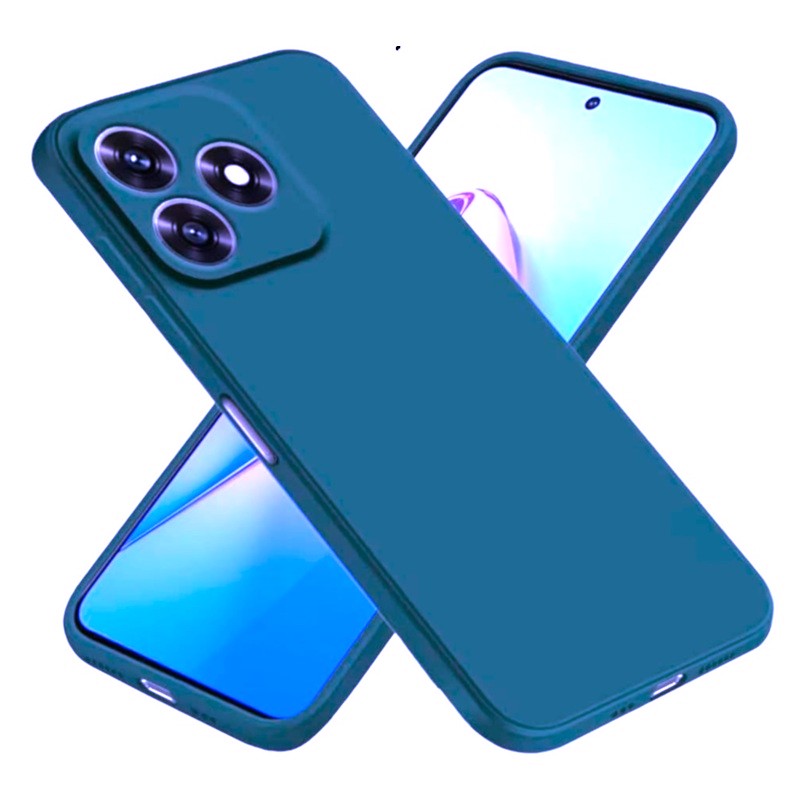 Husa Honor X5c Plus Silicon TPU Albastru Inchis
