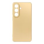 Husa Samsung S26 Plus Silicon Catifea Metallic Gold