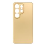 Husa Samsung S26 Ultra Silicon Catifea Metallic Gold
