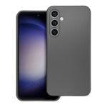 Husa Samsung A57 5G Silicon Catifea Metallic Grey Black