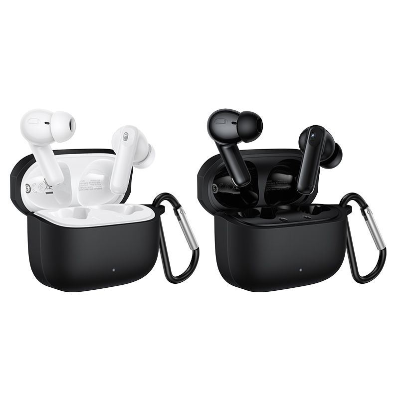 Casti Bluetooth TWS Hoco EQ30 ( husa inclusa ) Negru - imagine 2