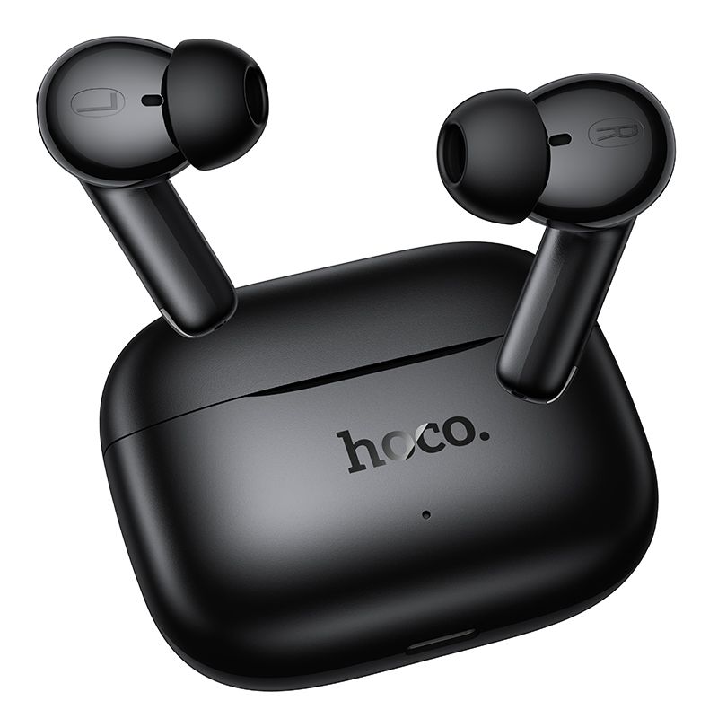 Casti Bluetooth TWS Hoco EQ30 ( husa inclusa ) Negru - imagine 4
