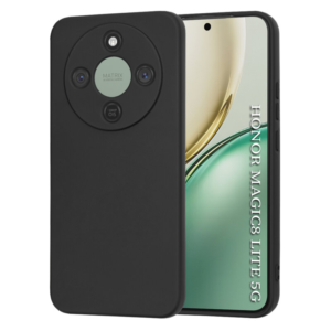 Husa Honor Magic 8 Lite Silicon Catifea Negru