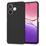 Husa Oppo A5 Pro 5G Silicon Catifea Negru