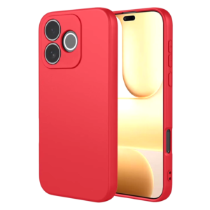 Husa Honor 600 Lite Silicon Catifea Rosu
