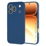 Husa Honor 600 Pro Silicon Catifea Albastru Inchis