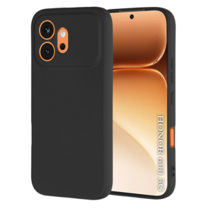 Husa Honor 600 Silicon Catifea Negru